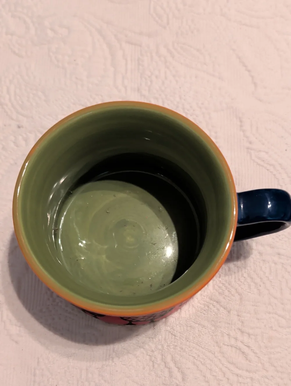 Owl Pier 1 Imports Mug Orange